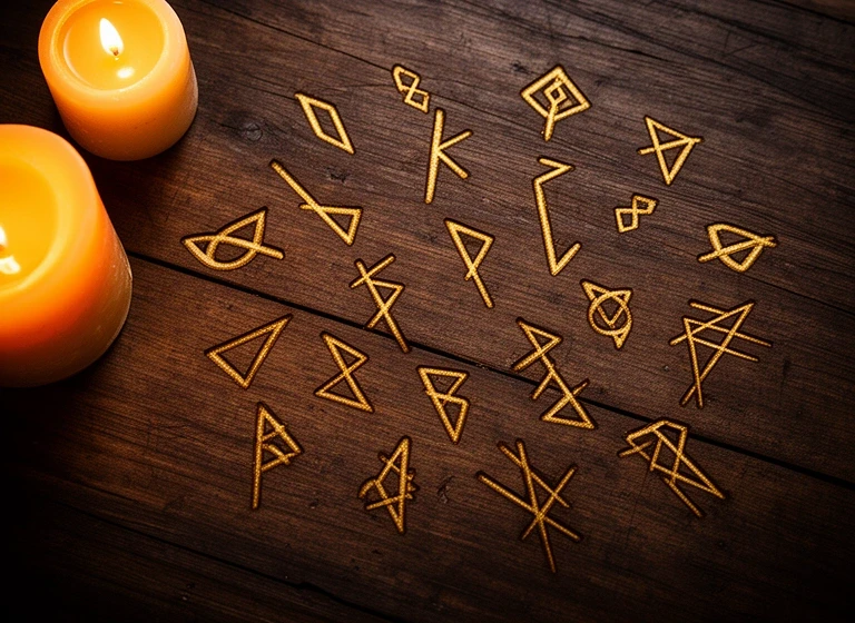Magical symbols and spell effects